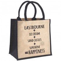 Sums Printed Jute Shopper+Tag
